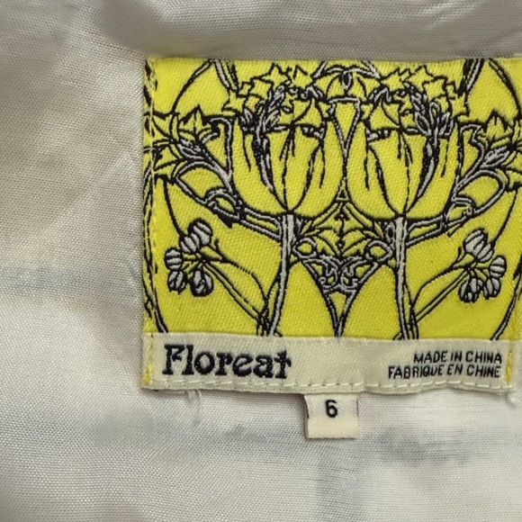 Floreat Anthropologie Red and Blue Striped Sleeveless Button Down Collared Dress - Picture 2 of 9